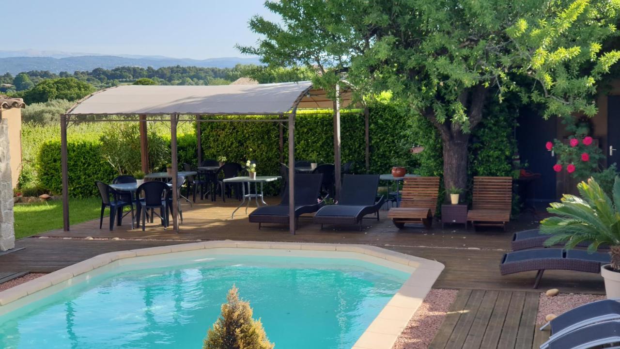 Le Jardin D'Ivana Chambres D'Hotes B&B Avec Piscine Chauffee Oppede Luaran gambar