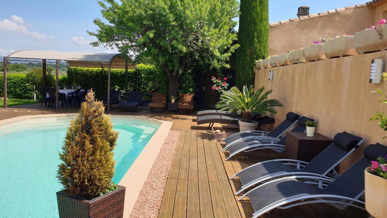 Le Jardin D'Ivana Chambres D'Hotes B&B Avec Piscine Chauffee Oppede Luaran gambar